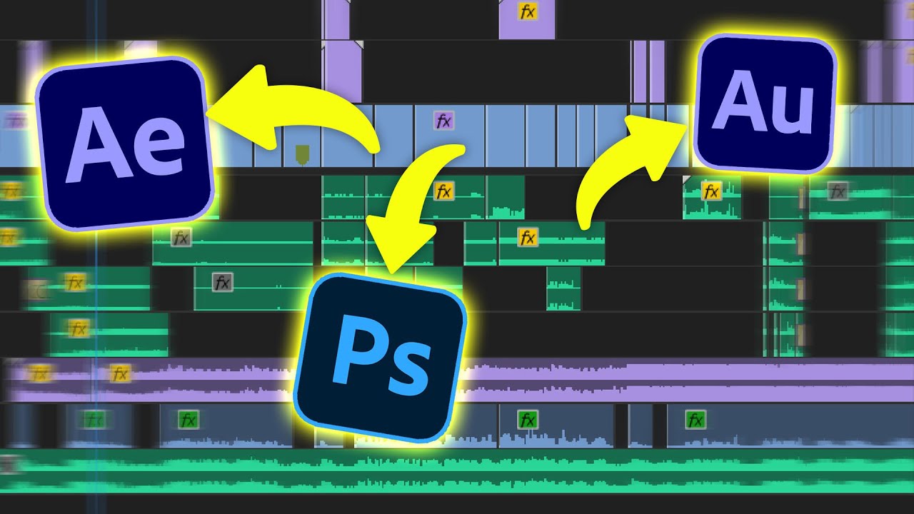 Динамическое связывание с Adobe After Effects, Photoshop и Audition (руководство по Premiere Pro)