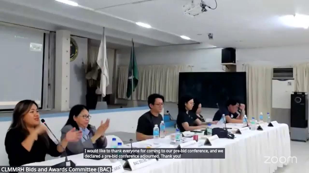 PRE-BIDDING CONFERENCE FOR 2nd Special Public Bidding
