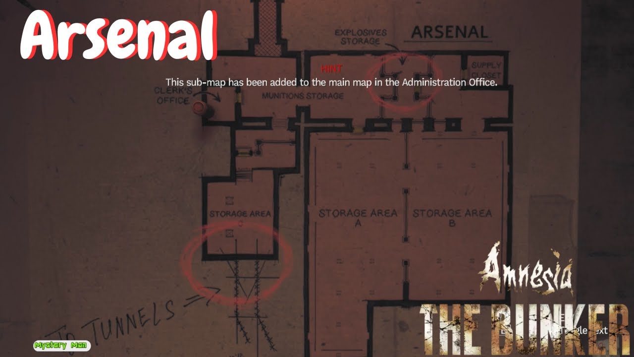 Amnesia The Bunker Arsenal | How to get explosive TNT | Arsenal code