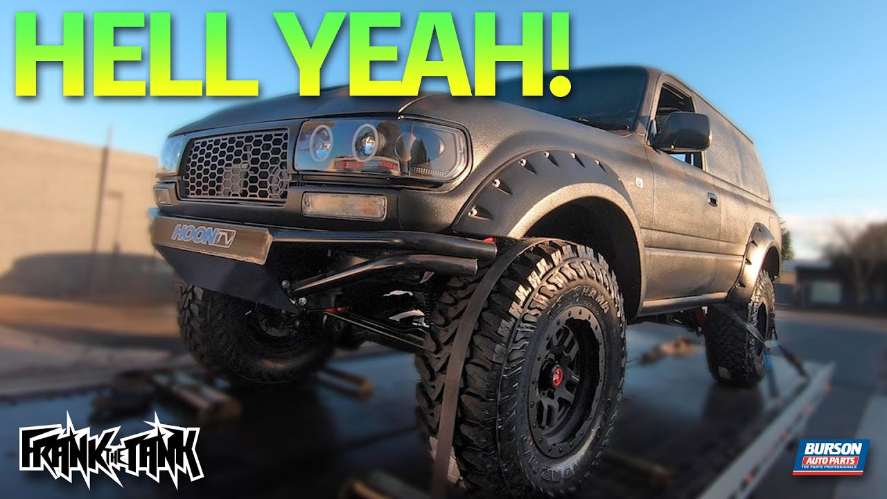 MASSIVE EXHAUST FITTED! - V8 Landcruiser PANEL VAN build [EP23]