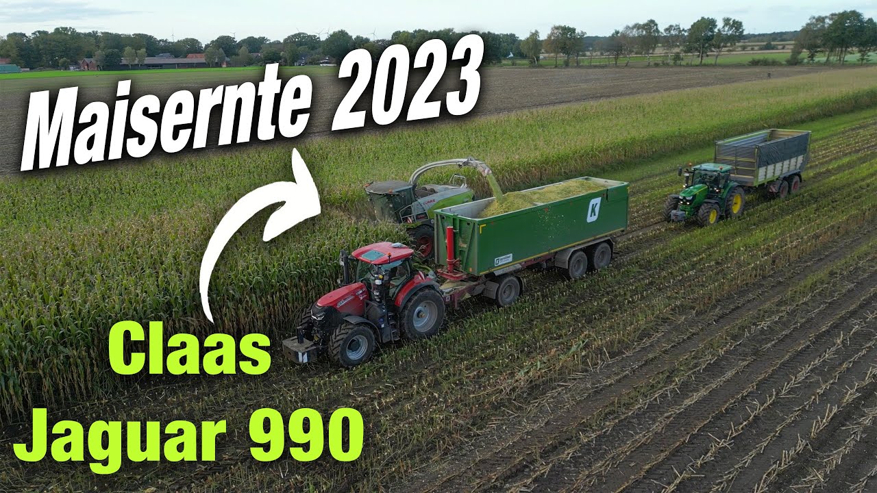 MAISERNTE 2023 | Maish&auml;ckseln mit Claas JAGUAR 990 Fendt John Deere| Maize harvest
