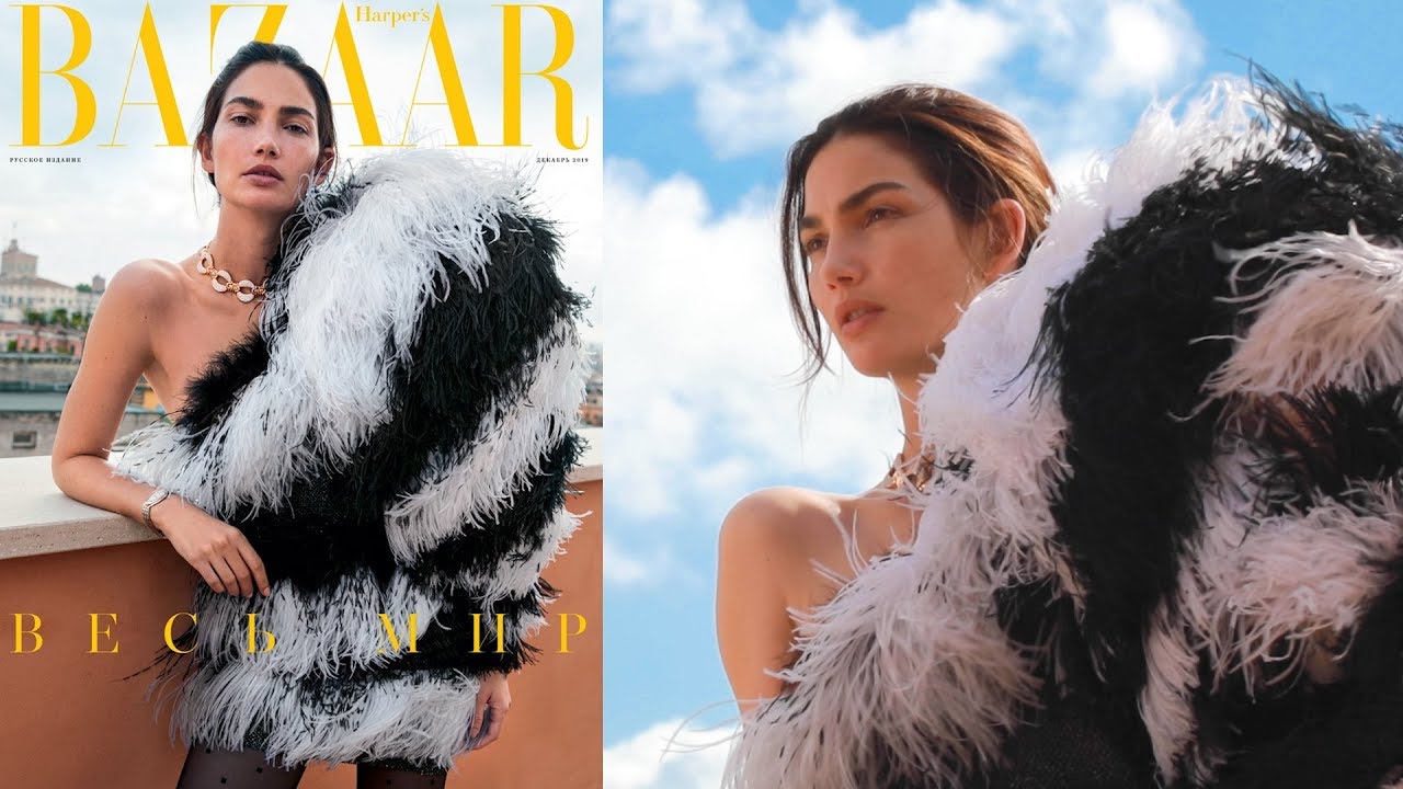The secrets of a cover shoot 🤫 | Inside the cover with Harper's Bazaar Russia | Lily Aldridge