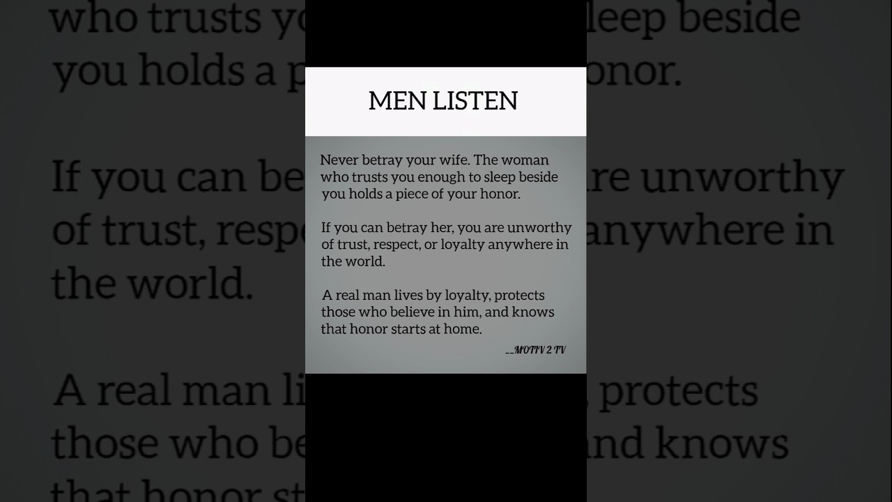 Loyalty Defines a Real Man ⚔️ #shorts #successmindset