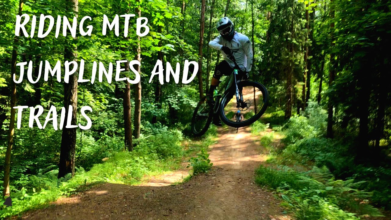 overshooting jumps in Molynė/MTB Lithuania