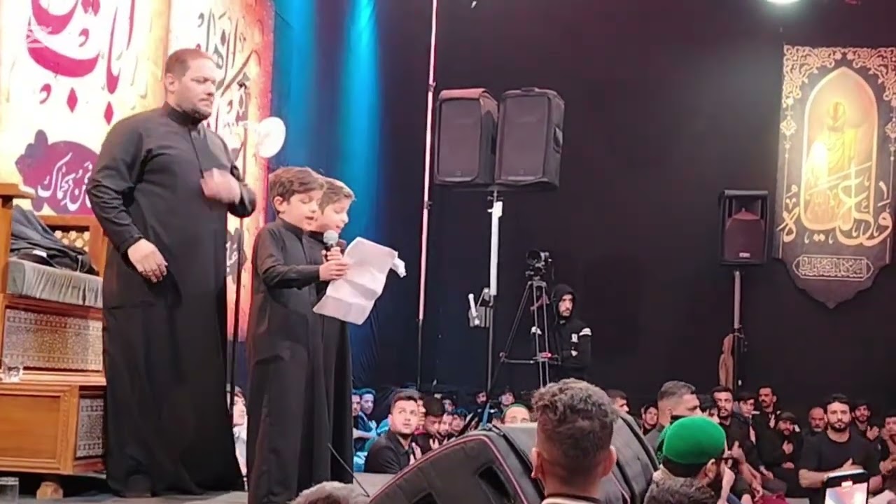 دلال السادة.... أول قصيدة يقرئونها التوأم علي ومنتظر بالورقة.. وكانت مع الملا عمار الكناني 