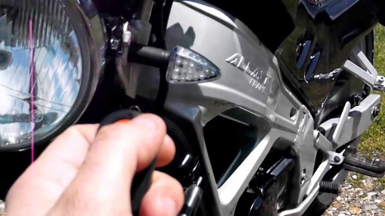 Branchement Alarme sur moto