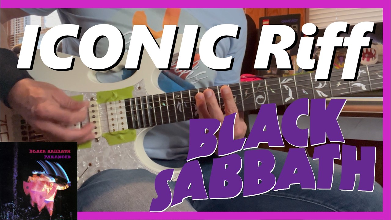 How to Play The Paranoid Guitar Riff | Black Sabbath