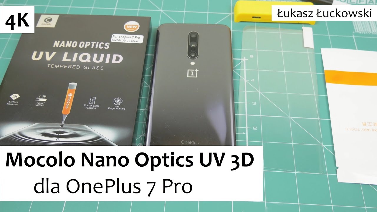 Szkło Hartowane Mocolo Nano Optics UV 3D dla OnePlus 7 Pro | Montaż, Wrażenia, Etui