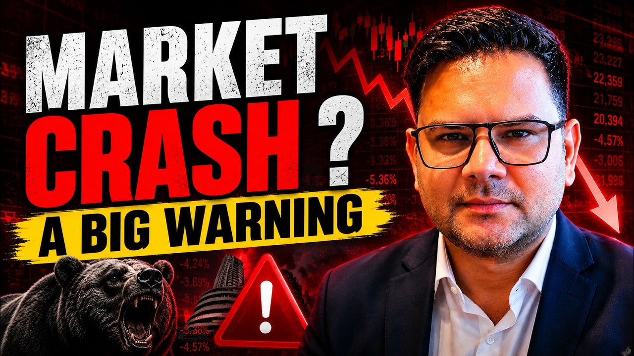 A BIG WARNING FOR INVESTORS - IS THE MARKET GOING TO CRASH SOON ? | Nifty prediction📈🚀