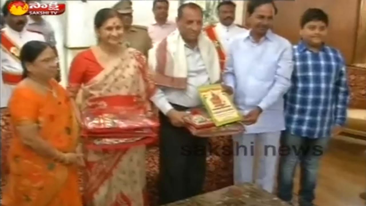 KCR Invitation Letter to the Governor Over Chandi Yagam