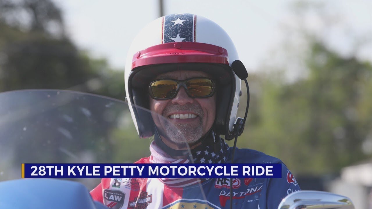 Kyle Petty's annual charity motorcycle ride will make a stop in Bristol