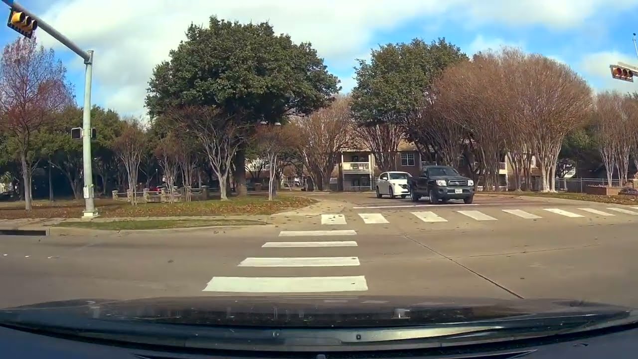 Christmas Day Drive in Plano, Texas | No Traffic
