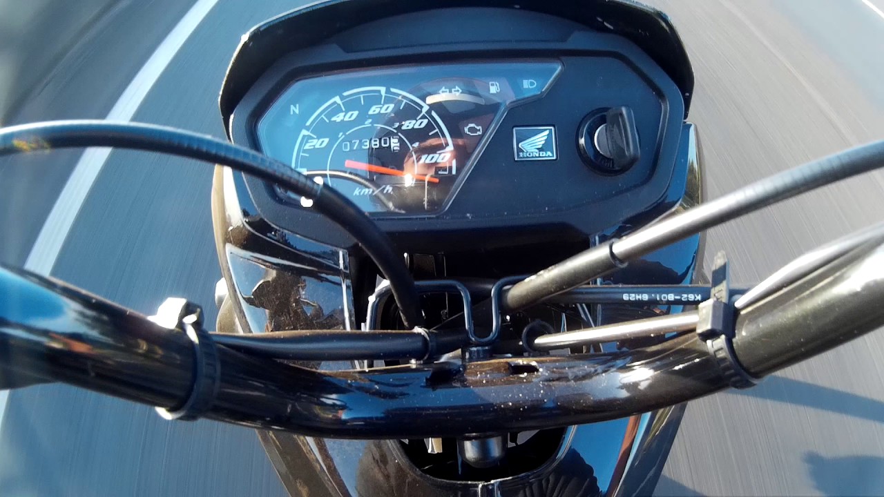 Pedro da 919 - honda pop 110i a mais de 130 km/h