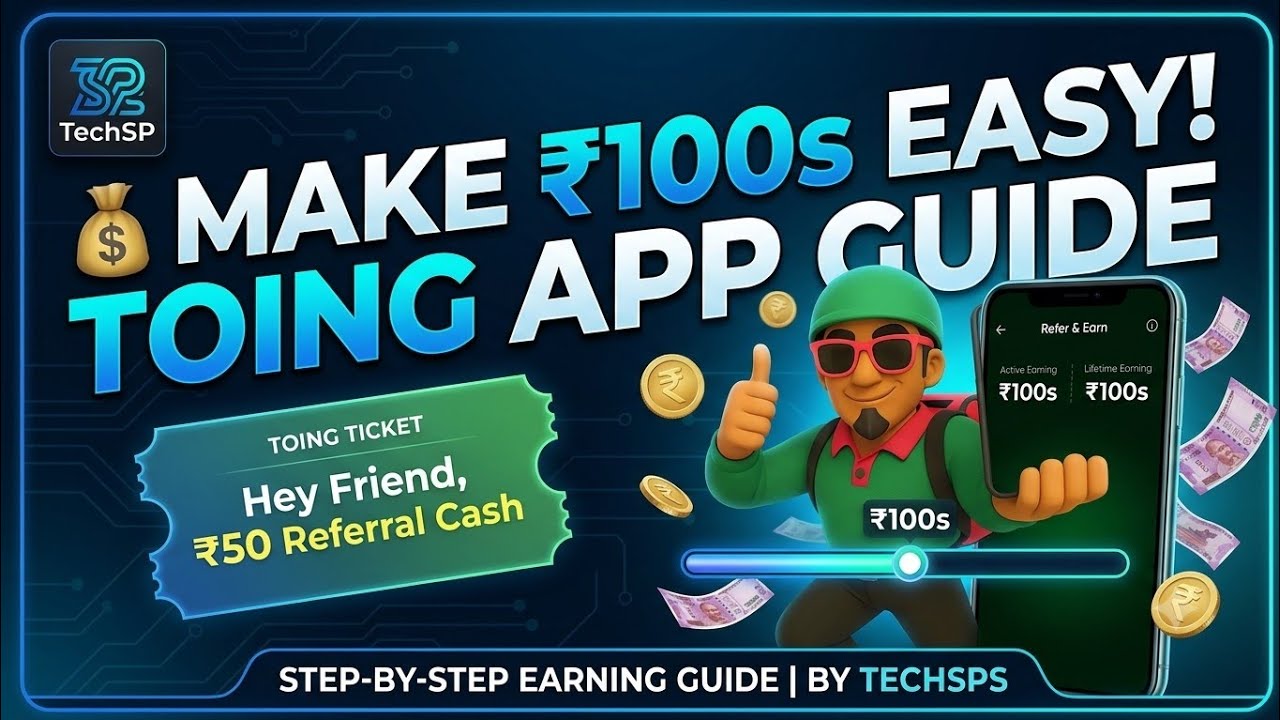 Toing Referral Reward on just one click 