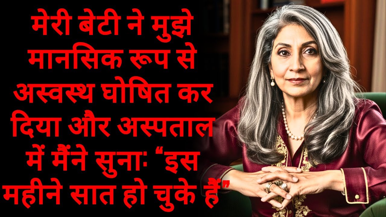 मेरी बेटी ने मुझे मानसिक रूप से अस्वस्थ घोषित कर दिया और अस्पताल में मैंने सुना: 