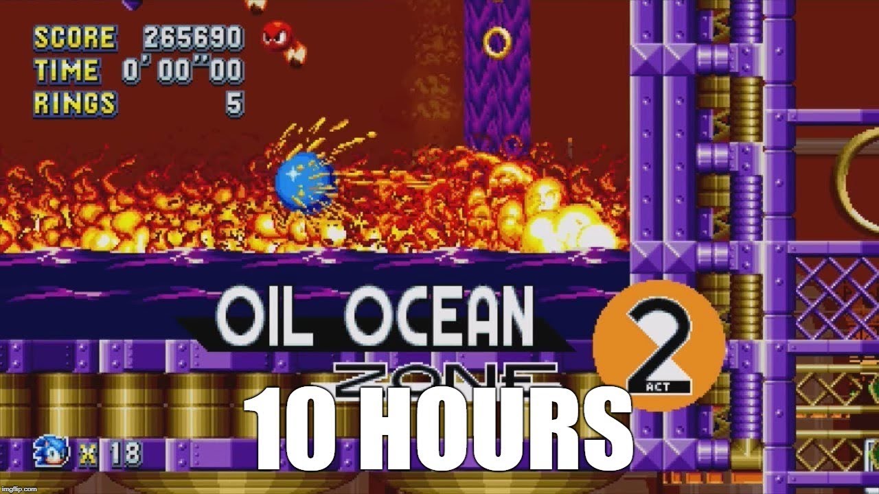 Sonic Mania - Oil Ocean Zone Act 2 Extended (10 Hours)