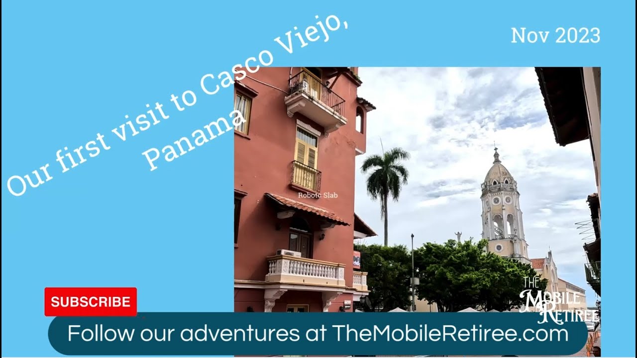 Our first visit to Casco Viejo #panamacitypanama #panama #cascoviejo #cascoantiguo #themobileretiree