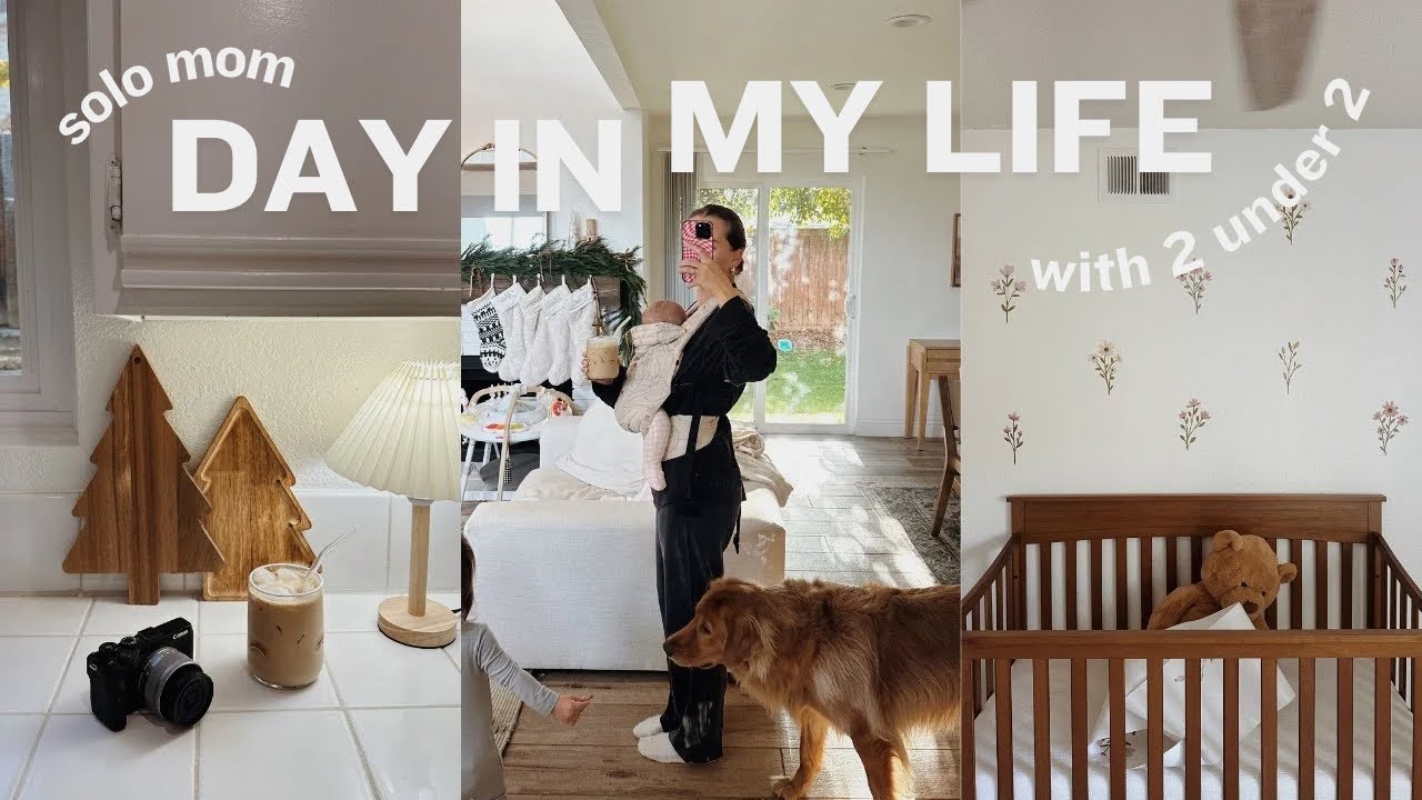 DAY IN THE LIFE solo parenting my 2 under 2!