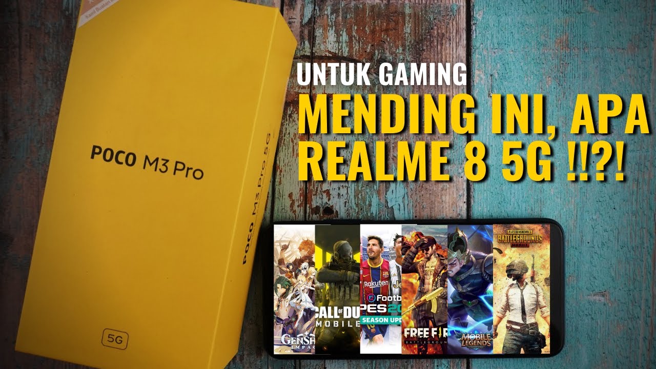 4 Jam Gaming Test - Poco M3 Pro 5G Unboxing