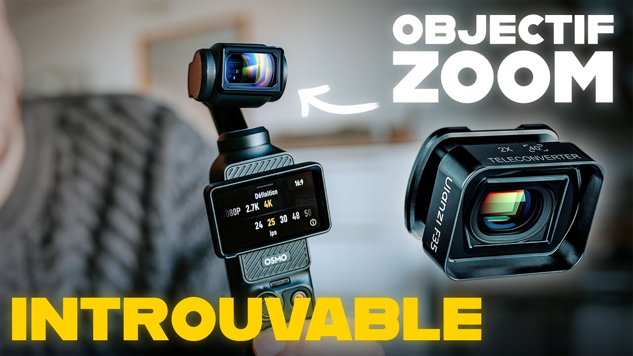 Un objectif Zoom introuvable pour la DJI Pocket 3 !