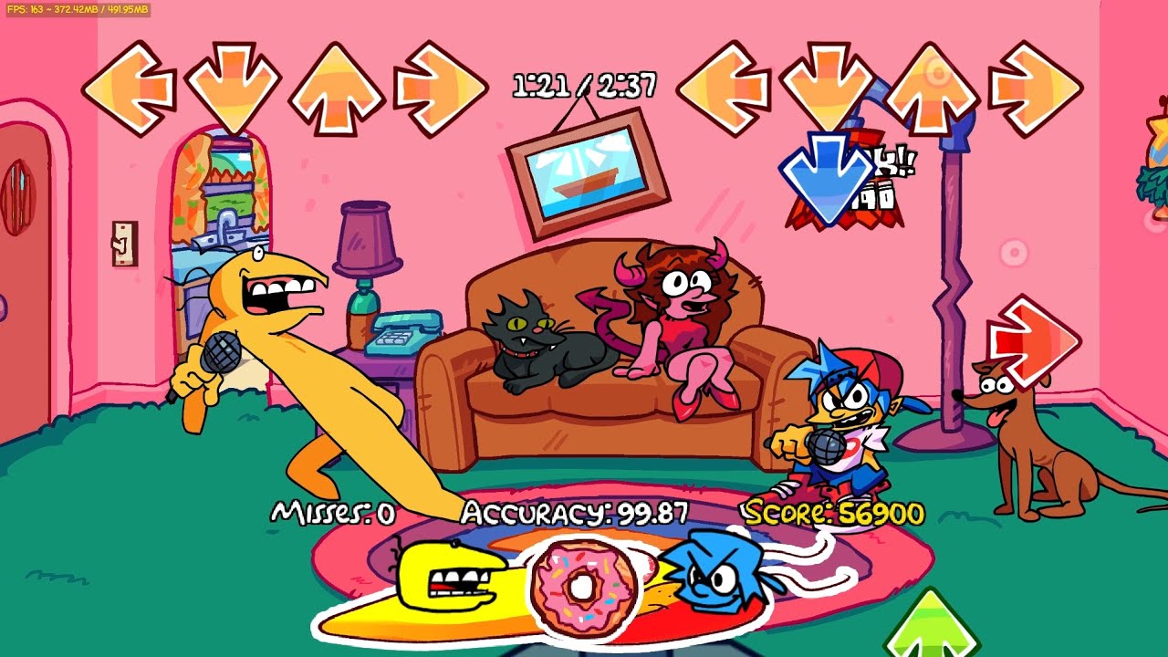FNF: Meet The Simpsons! - Gumbly (by @GalaxyMP3)