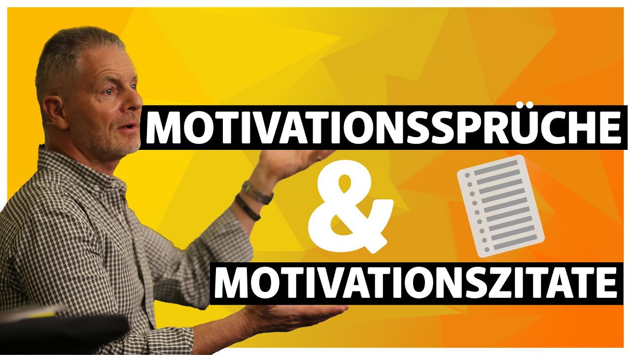 Motivationssprüche und Motivationszitate für deinen Erfolg
