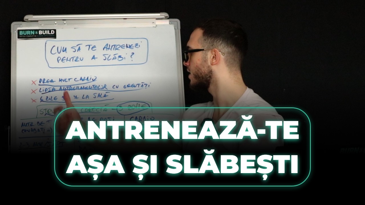 Cum să te antrenezi corect în slăbire (FĂRĂ să faci ore în șir de cardio)