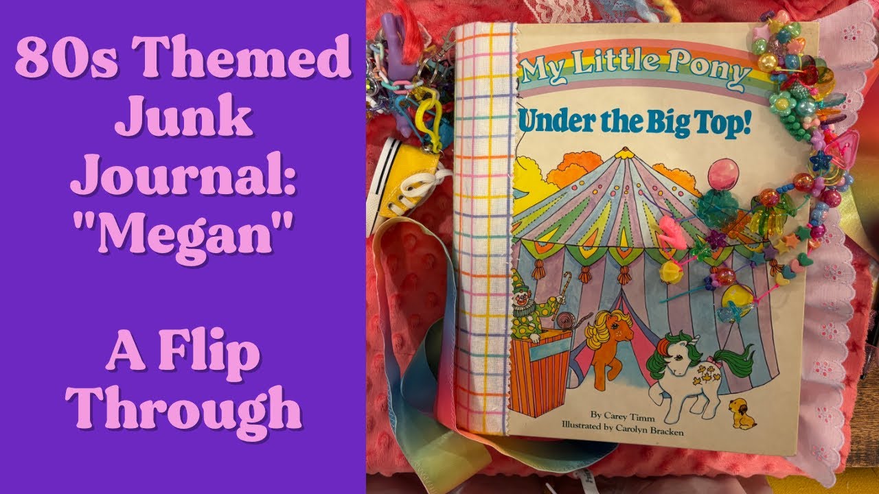 80s Themed Junk Journal: 