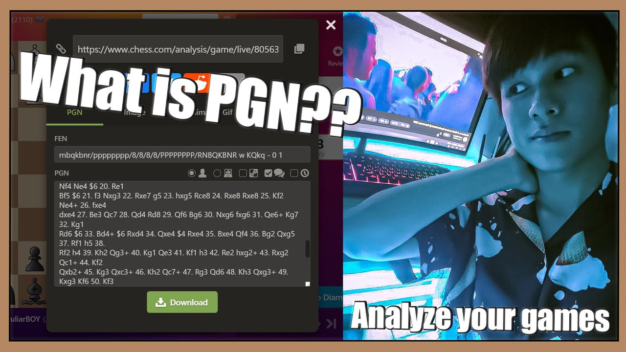 How to analyze chess game with 