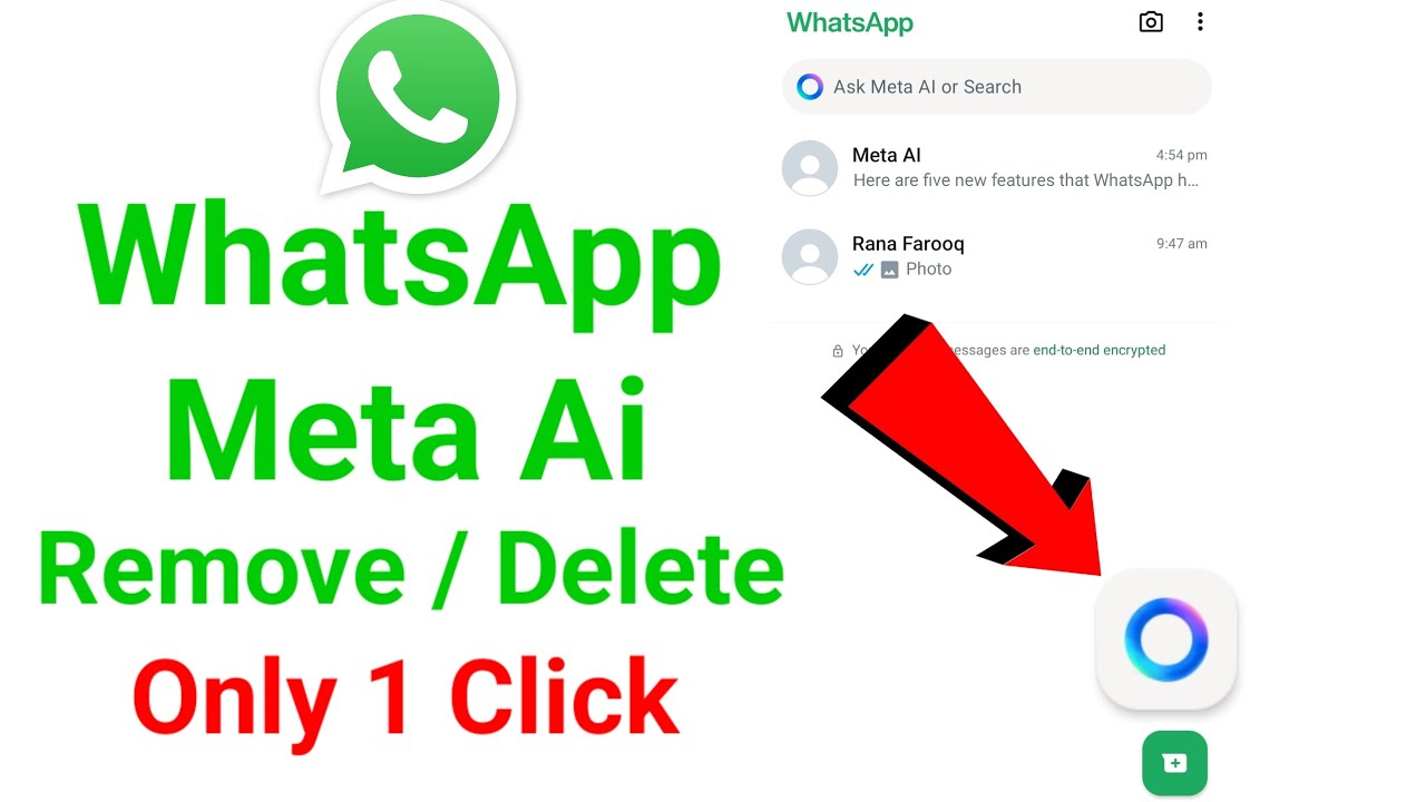 whatsapp meta ai kaise hataye / how to remove meta ai on whatsapp