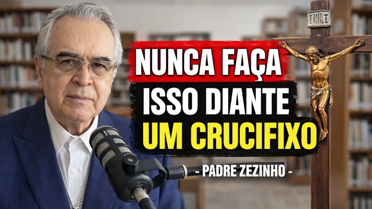 NUNCA Faça Isso DIANTE de UM CRUCIFIXO — Padre Zezinho