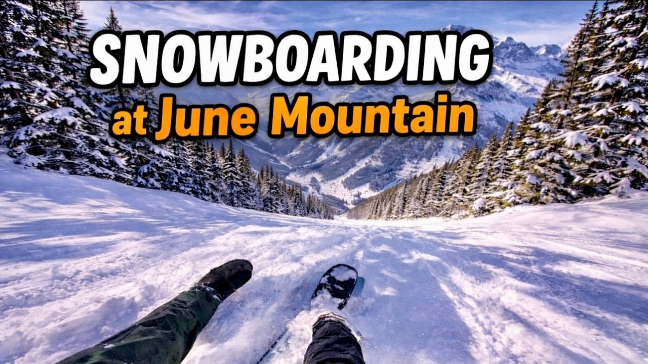 Snowboarding June Mountain with GoPro Max 2