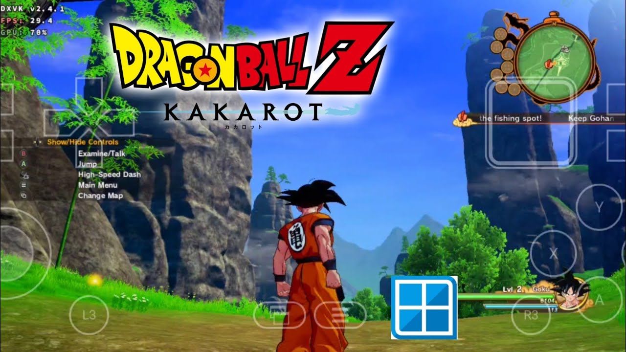 Dragon Ball Z: Kakarot Gameplay (HD) Winlator 10 Beta 2 (Windows Emulator) Android