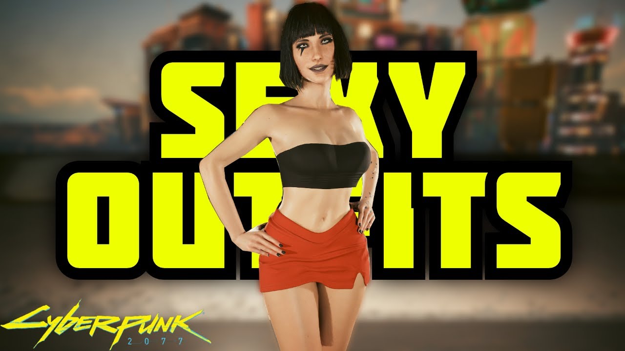 My GOTH WAIFU V Trying On Her NEW SEXY OUTFITS (Cyberpunk 2077 Mods)