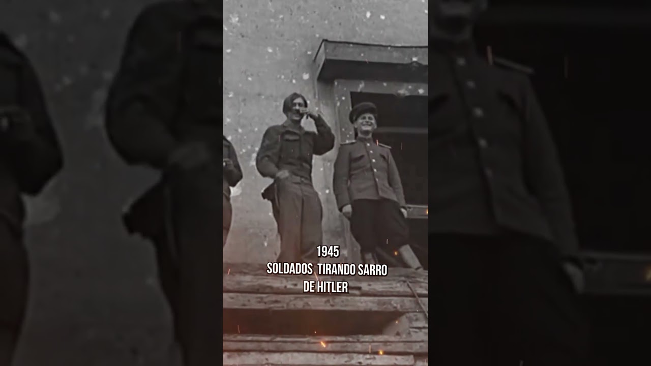 ⚠️Prop&oacute;sito Educativo⚠️ - Brit&acirc;nicos zombando (1945) #shorts  #guerra  #alemanha  #historia