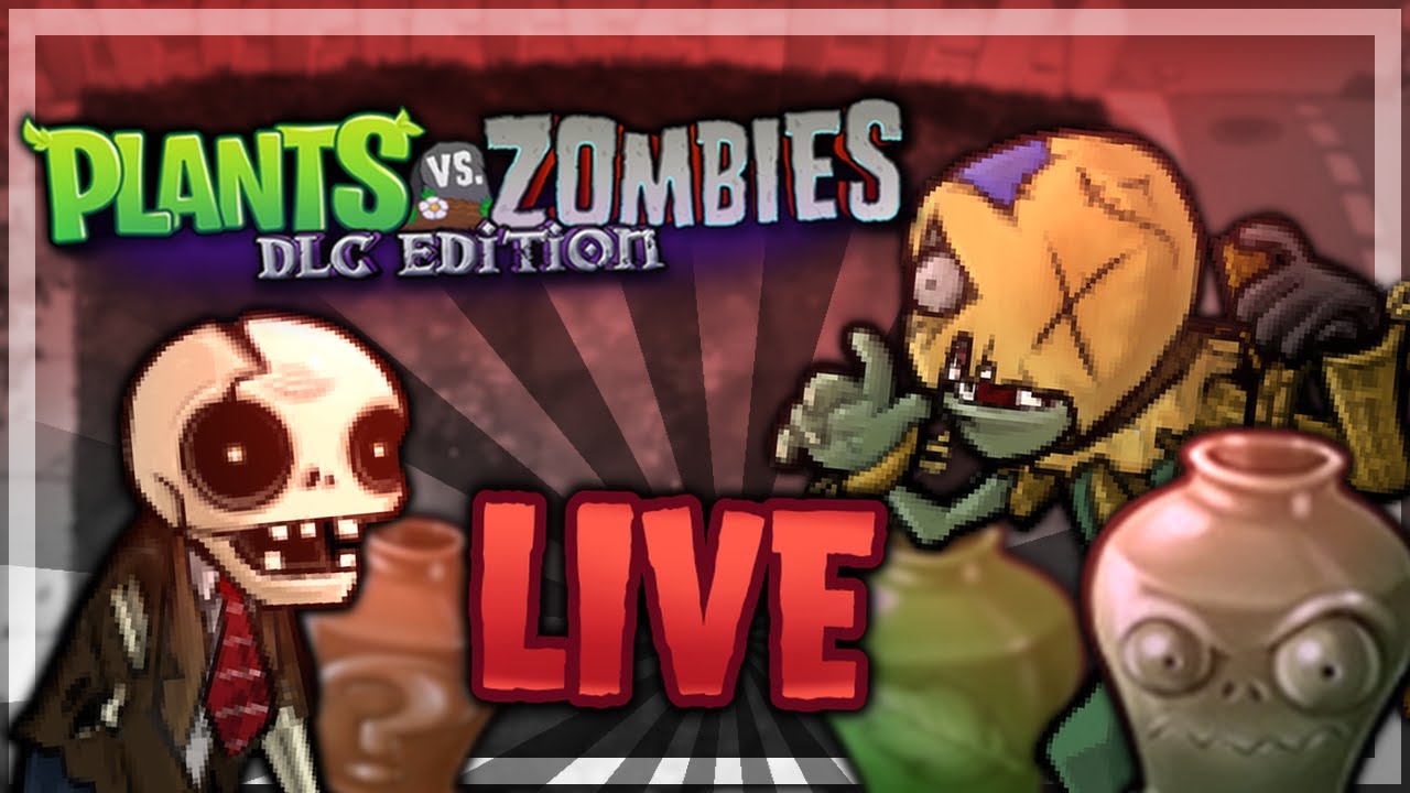 TENTANDO Jogar PvZ1 DLC MOD com inscritos (+ I Zombie e Quebravaso)