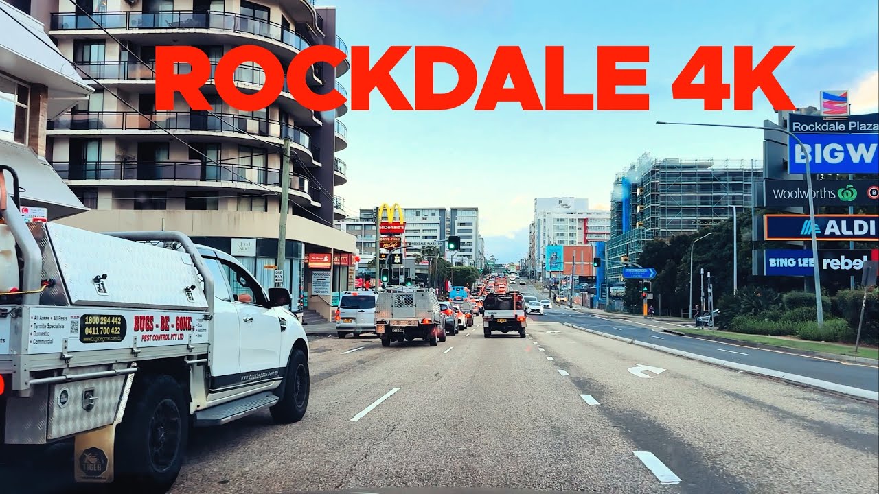 Sydney Coastal Drive | Gymea Bay to Rockdale via Princes Hwy | 4K HDR 60FPS Early Morning
