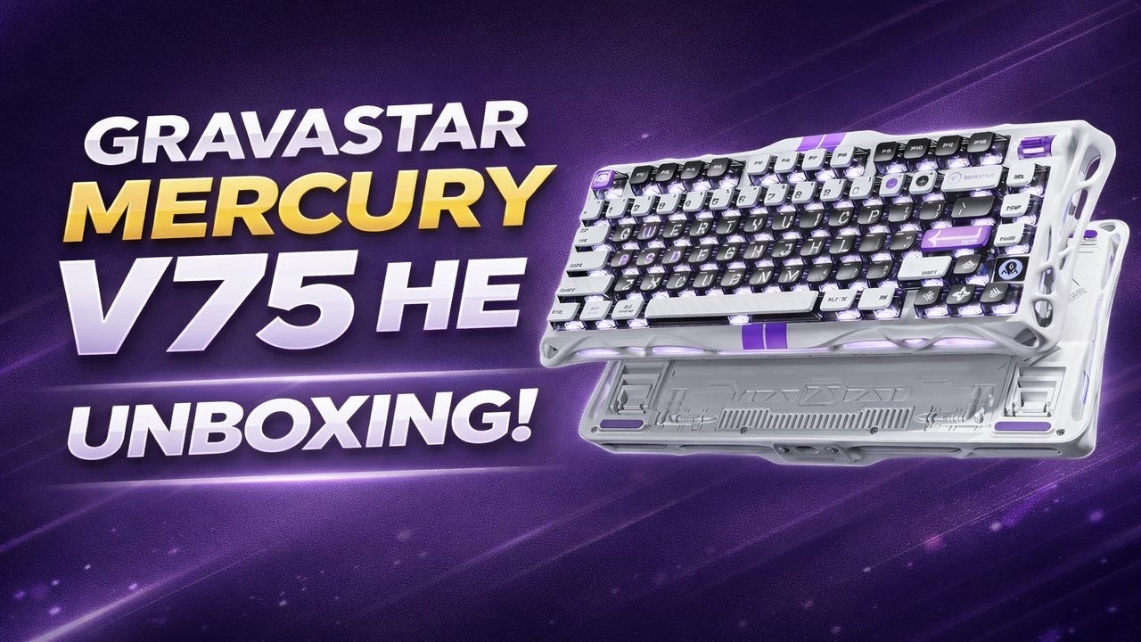 Gravastar Mercury V75 HE Unboxing🔥The Perfect Hall Effect Gaming Keyboard For 2026