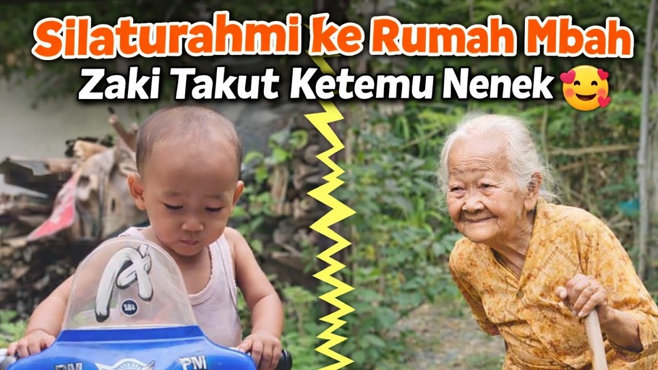 Akhirnya Zaki Ketemu Nenek di Rumah Mbah 🏡