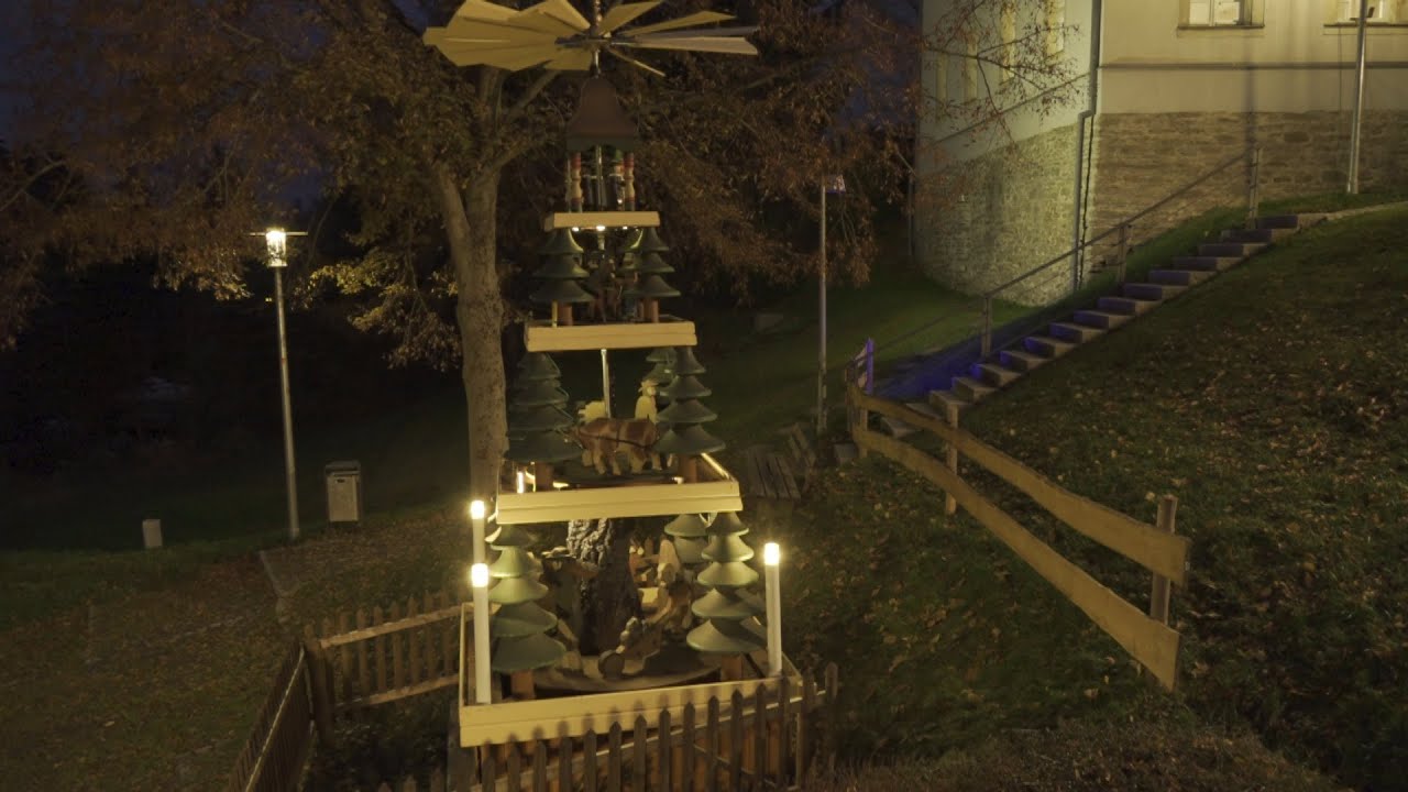 Pyramidenanschieben 2020 - Kleinolbersdorf/Altenhain