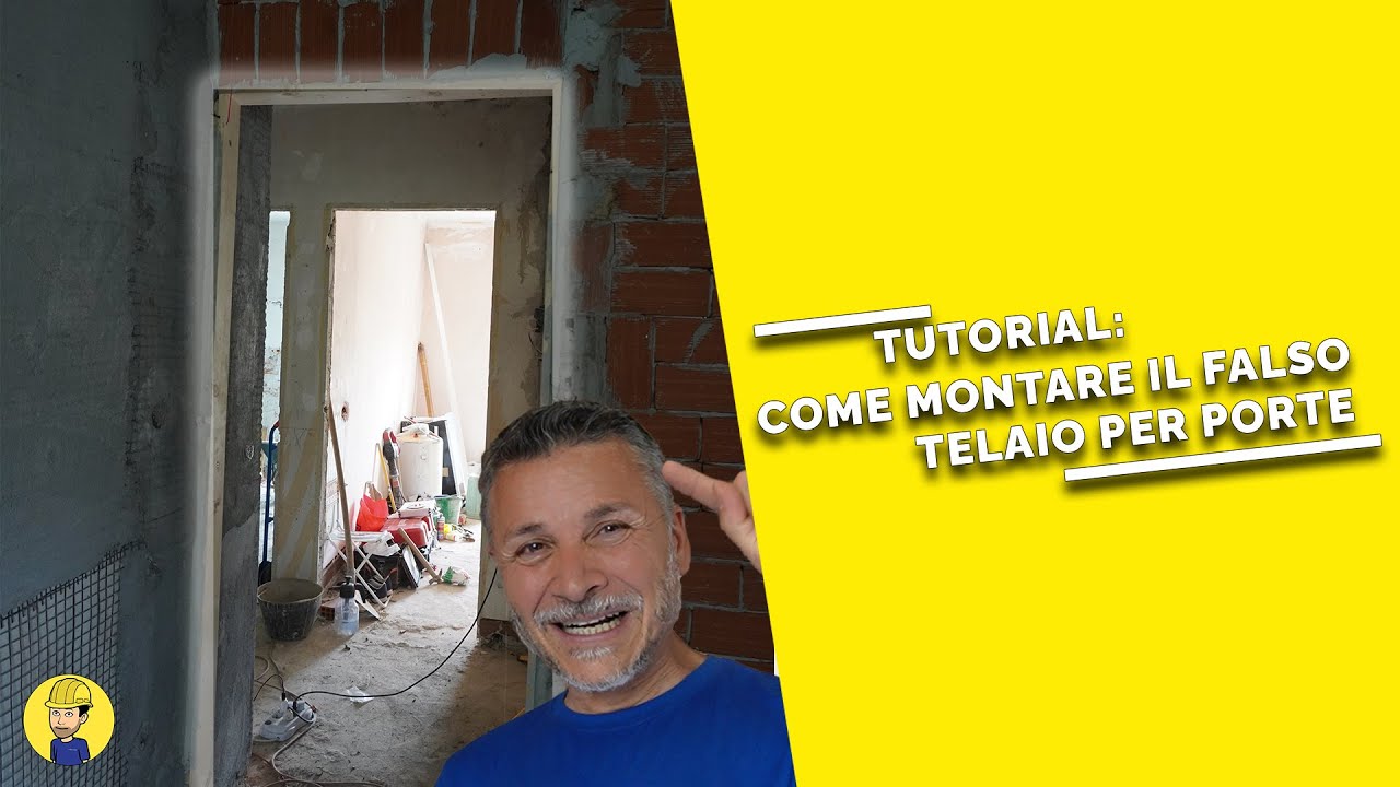 COME si MURANO i FALSI TELAI in legno delle porte interne.