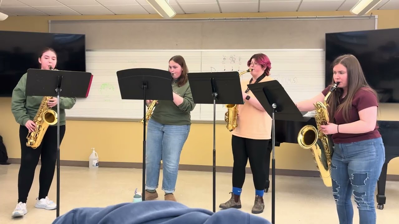 3/3/26, Girltet plays Meadow Shanty written by our tenor player Hope Canfield!!!
