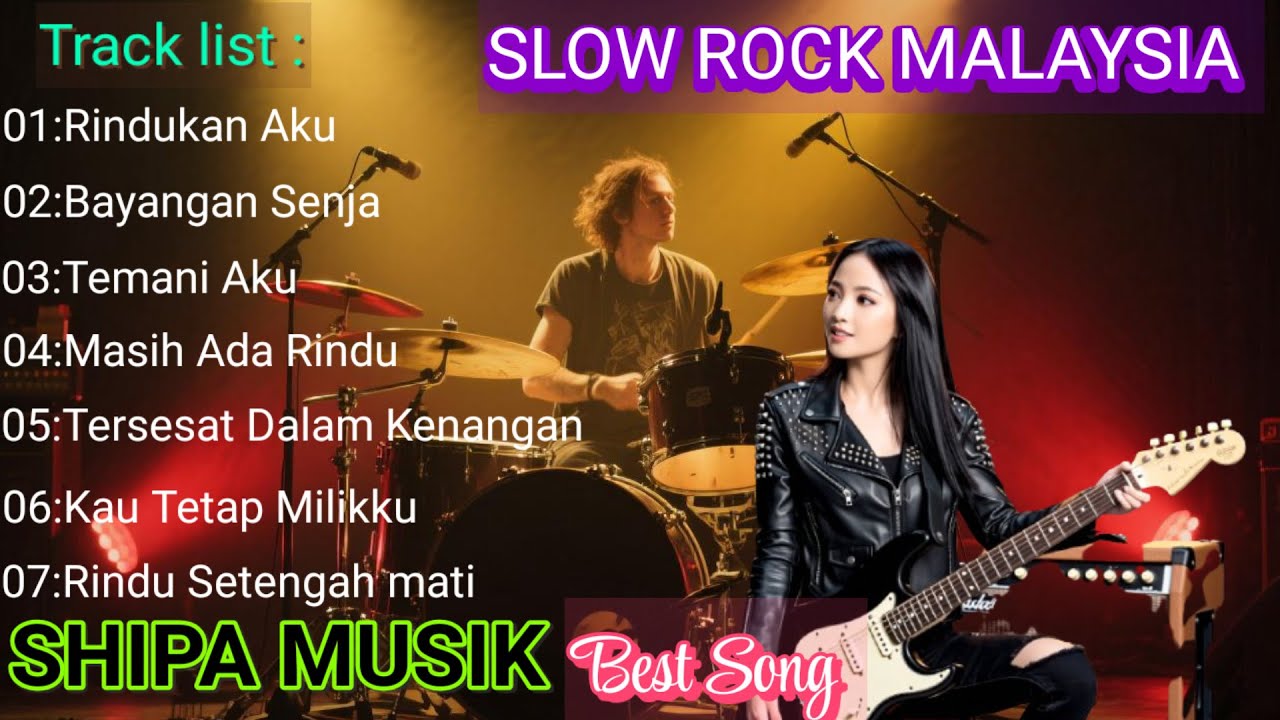 🔥Kompilasi Slow Rock Malaysia  Album | Lagu Galau Paling Enak Didengar