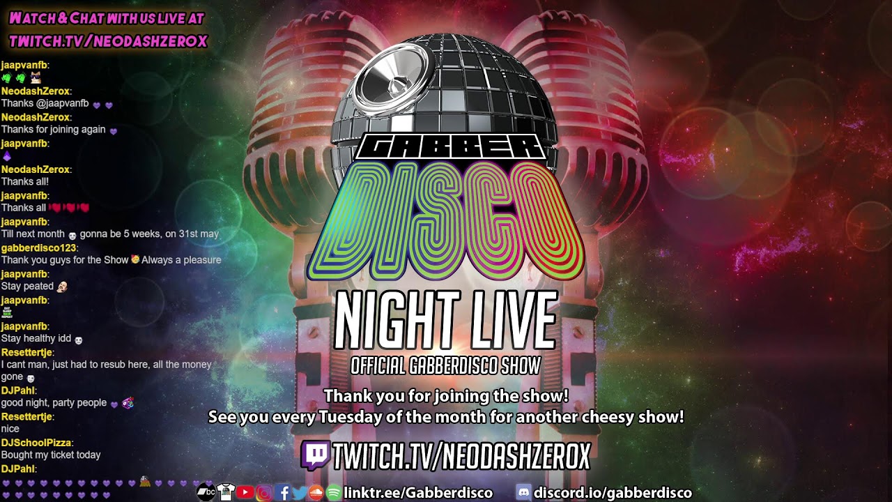 Gabberdisco Night Live (26-04-2022) - twitch.tv/neodashzerox for livechat