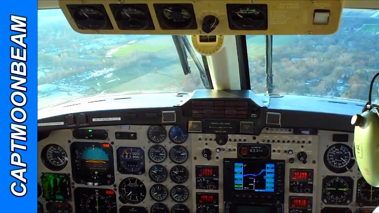 Stormy Day Takeoff, King Air 350