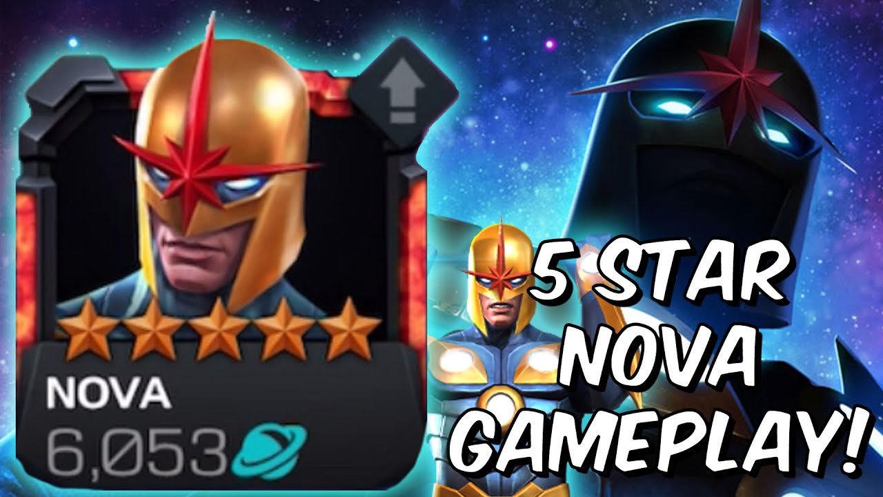 5 Star Nova Rank Up & Gameplay! - Act 5 Showcase - Marvel Contest of Champions