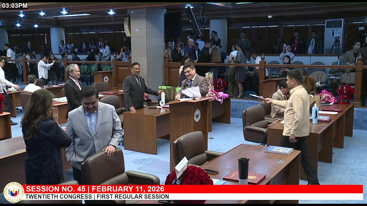 LIVE: Senate Plenary Session No. 45 (February 11, 2026)