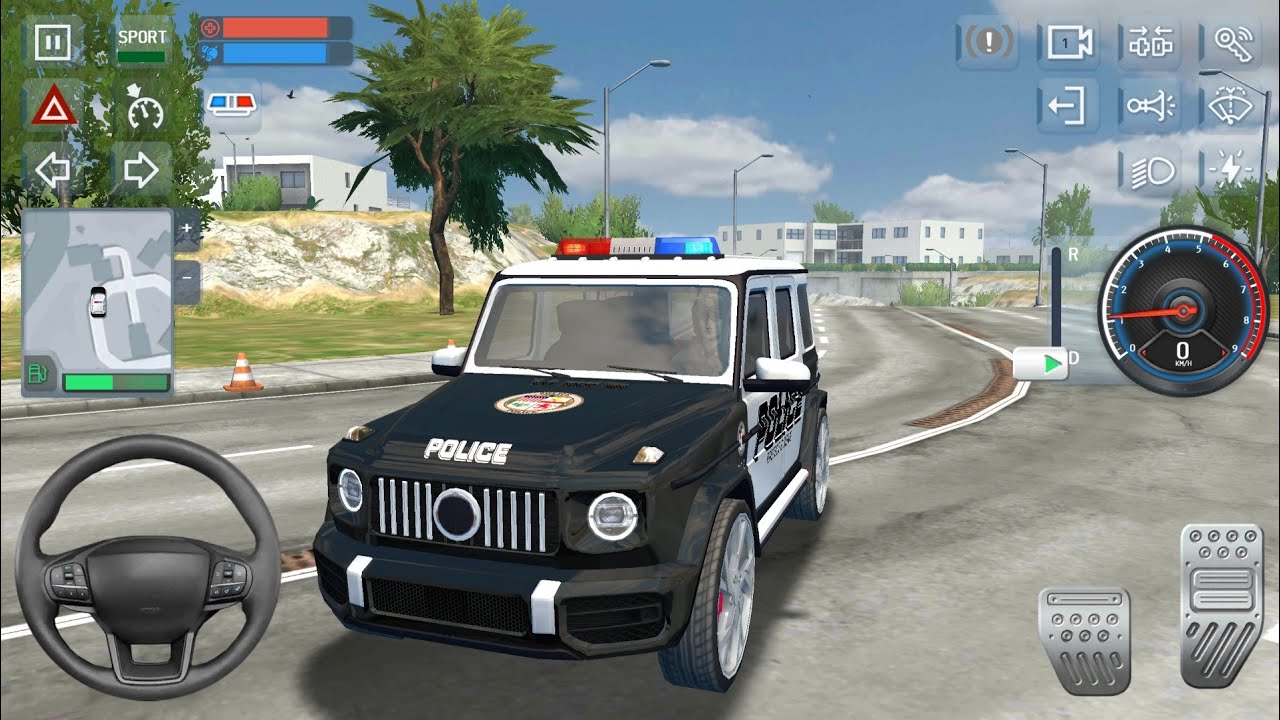 محاكي ألقياده سيارة شرطة العاب شرطة العاب سيارات العاب اندرويد Android Gameplay Police Sim 2025