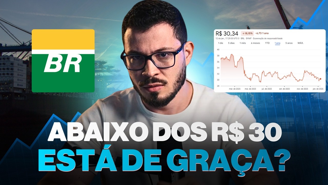 O que esperar de PETR4 em 2026? Abaixo dos R$ 30 é OPORTUNIDADE?