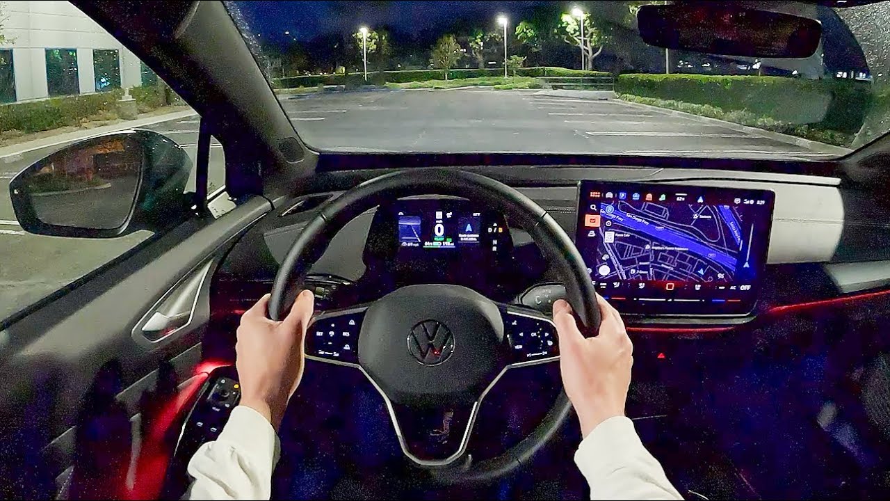 2024 Volkswagen ID.4 Pro S - POV Night Drive (Binaural Audio)